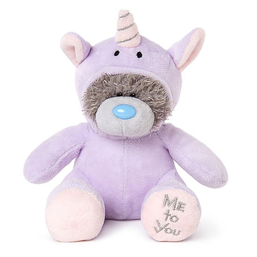 7" Purple Unicorn Onesie Me to You Bear Extra Image 2
